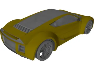 Saleen S5S Raptor 3D Model preview