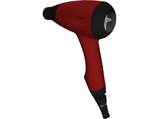Hair Dryer 3D Model preview
