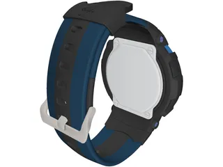 Casio G-Shock Watch 3D Model preview