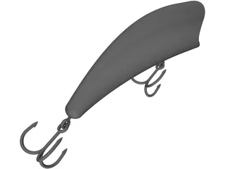 Fishing Lure 3D Model preview