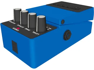 Boss CS3 Guitar Effects Pedal 3D Model preview