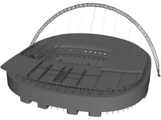 Wembley Stadium 3D Model preview