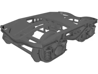 Y-25 Bogie 3D Model preview