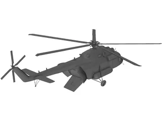 Mi-171A2 3D Model preview