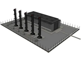 Factory 3D Model preview