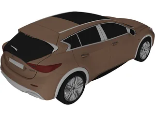 Infiniti Q30S 2.2d AWD (2015) 3D Model preview