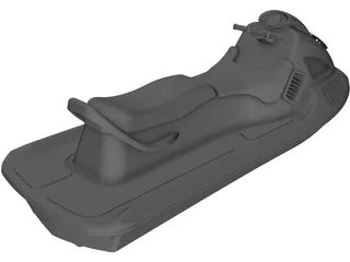 Jet Ski 3D Model preview
