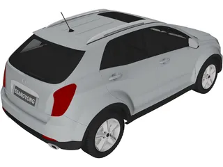 SsangYong Korando (2011) 3D Model preview