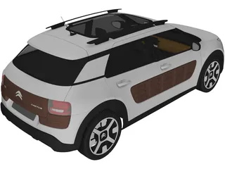 Citroen C4 Cactus (2015) 3D Model preview