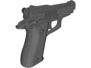Beretta 85 Kimar 3D Model preview