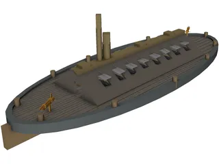 Ironclad 3D Model preview