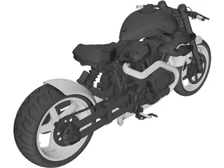 Confederate P120 Fighter Combat 3D Model preview