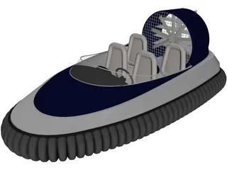 Hovercraft 3D Model preview