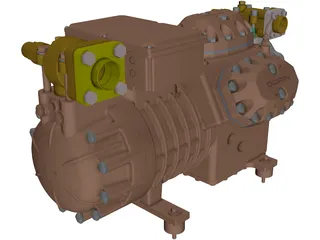 Dorin SE326 Compressor 3D Model preview