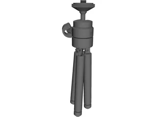 Mini Tripod Camera 3D Model preview