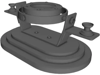 Compass 3D Model preview