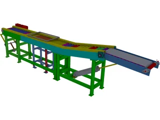 Shrink Conveyor 3D Model preview