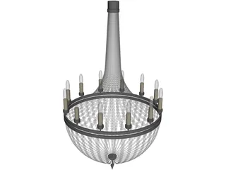 Chandelier 3D Model preview