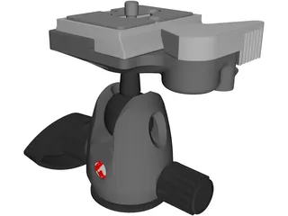 Manfrotto 494 Head 3D Model preview