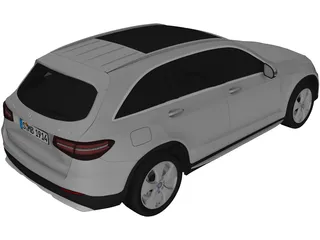 Mercedes-Benz GLC 250d (2016) 3D Model preview