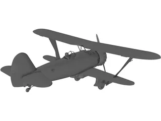 Henshel HS-123A 3D Model preview