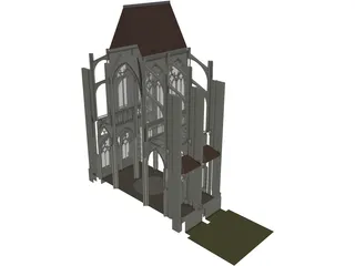 Notre Dame Reims 3D Model preview