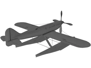 Macchi MC72 3D Model preview