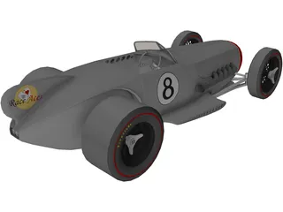 Hot Rod 3D Model preview