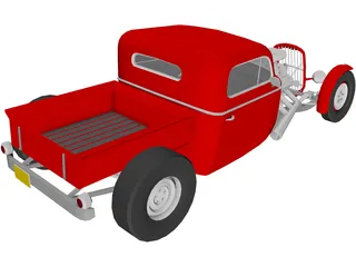 Hot Rod 3D Model preview