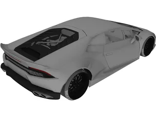 Lamborghini Huracan GT 3D Model preview