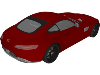 Mercedes-Benz AMG GT (2016) 3D Model preview