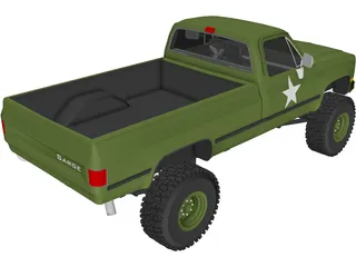 Chevrolet Pickup 3D Model preview