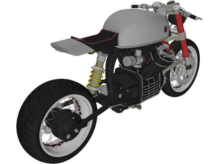 Honda CX500 3D Model preview
