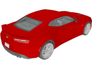Chevrolet Camaro SS (2016) 3D Model preview