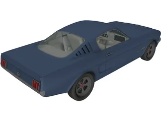Ford Mustang (1966) 3D Model preview