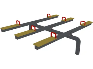 Teeter Totter 3D Model preview