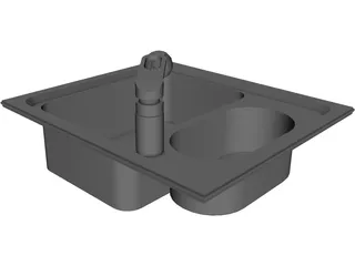 Wash Basin 3D Model preview
