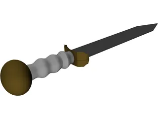 Roman Sword 3D Model preview
