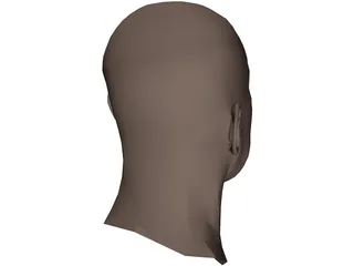 Human Head Face 3D Model preview
