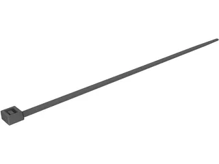 Tie Wrap 3D Model preview