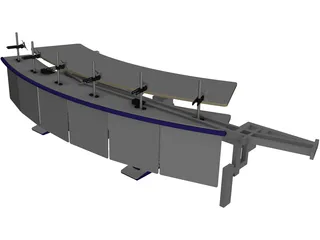 Raised 10cm Clean 3D Model preview
