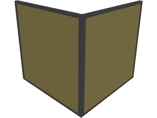 Complete Office Module 3D Model preview