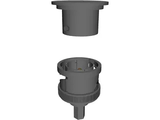BNC Connectors 3D Model preview