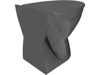 Toilet 3D Model preview