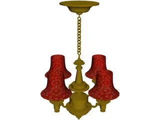 Ceiling Lamp 3D Model preview