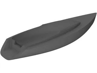 Sailboat 3D Model preview