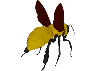 Bee 3D Model preview