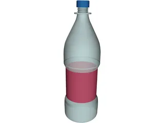 Water Bottle 3D Model preview