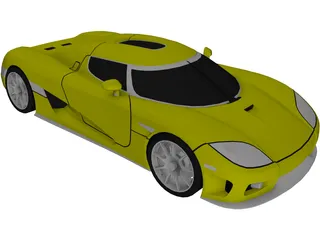 Koenigsegg CCX 3D Model preview