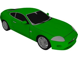 Jaguar XK 3D Model preview